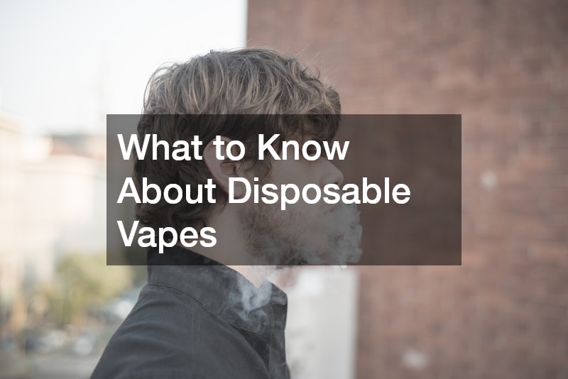 What to Know About Disposable Vapes